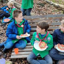 Genieten van je zelfgemaakte pizza