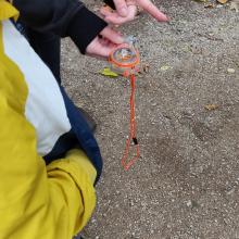 Met een kompas kun je de richting bepalen waar je heen moet.