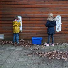 Pleister estafette voor Professor Plof